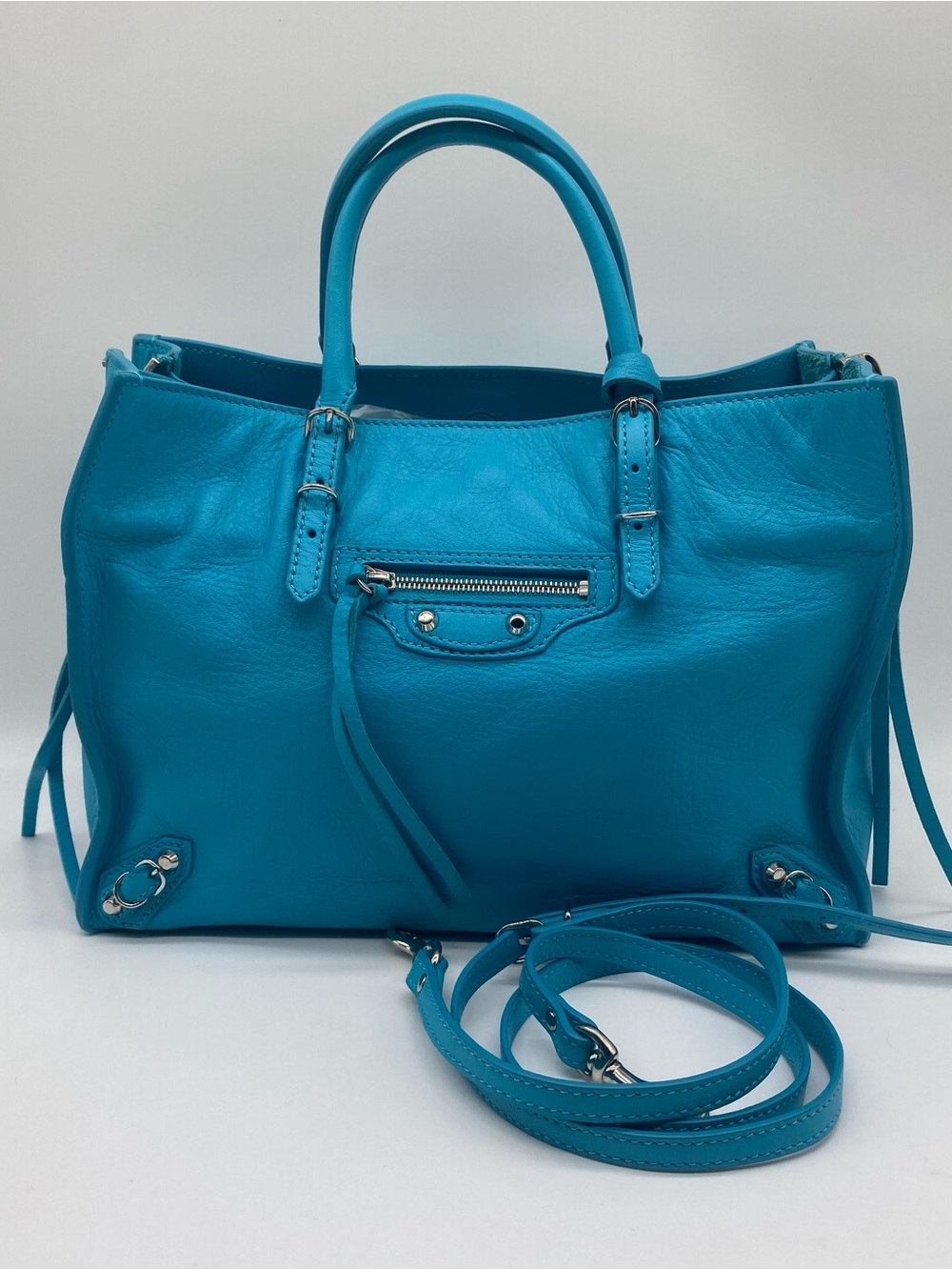 #5 Balenciaga City Tote Blue